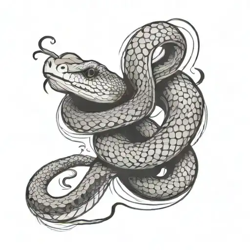 Celestial Snake Graphic