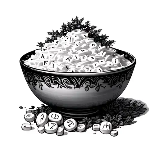 Word Search And Bowl Of Sopa De Letras