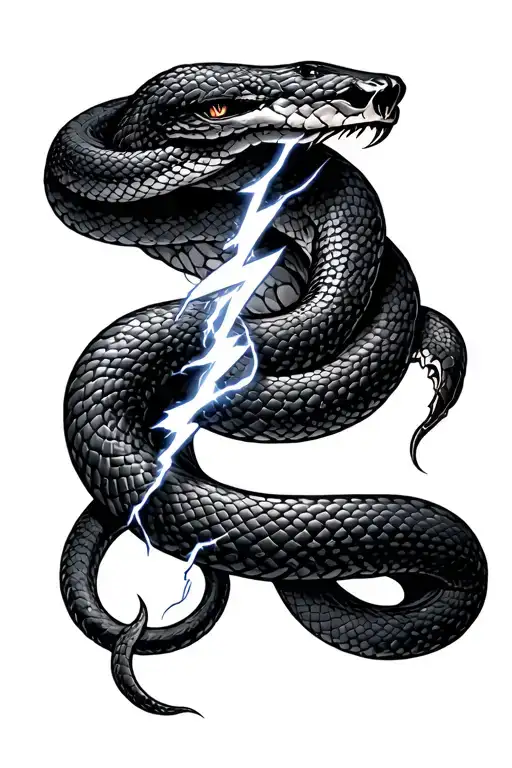 Zeus Snake And Lightning