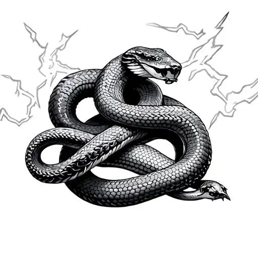Snake Around Zeus Lightning