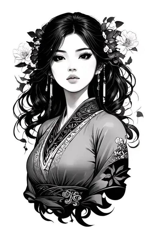 Japanese Female Character