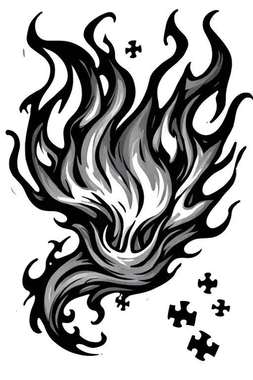 Puzzle On Fire