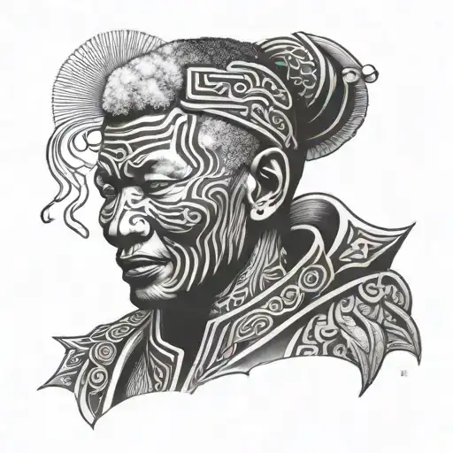 Mandela With Ronin Mask