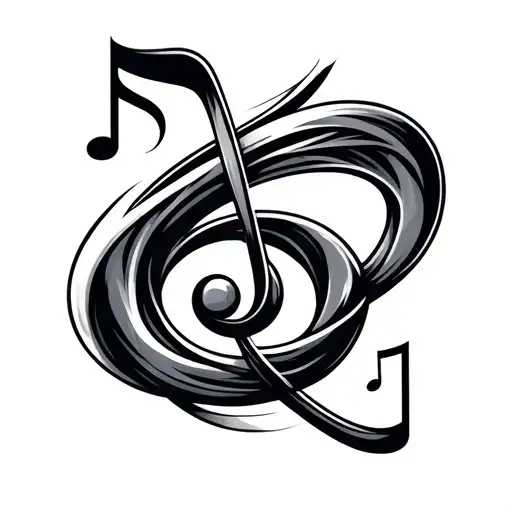 A Turbo Morphing Into A Music Note