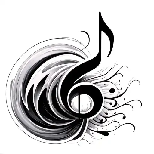 Car Turbo Morphing Into A Music Note