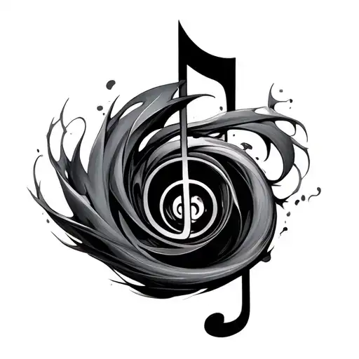 Car Turbo Morphing Into A Music Note