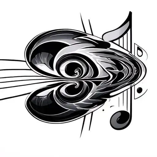 Car Turbo Morphing Into A Music Note