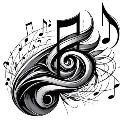 Car Turbo Morphing Into A Music Note