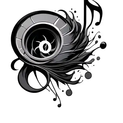 Car Turbo Morphing Into A Music Note