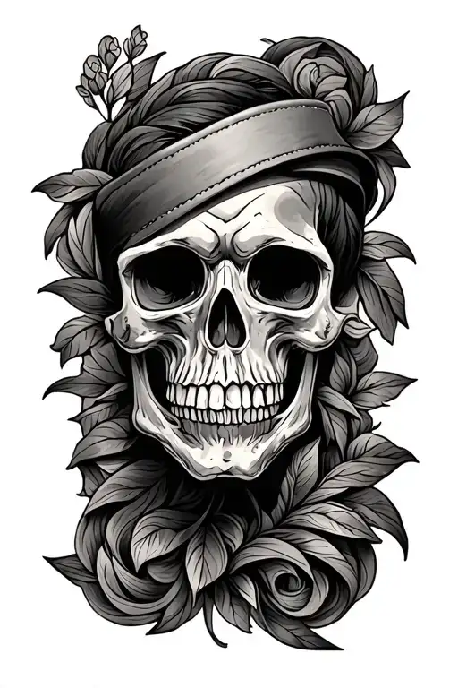 Leather Tooled Lazy J