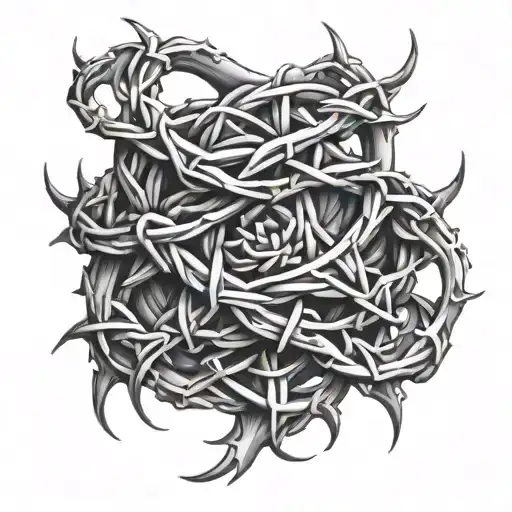 Crown Of Thorns Intertwined