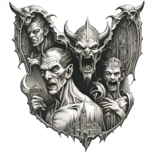 Demons Trapped In A Cathedral Realism