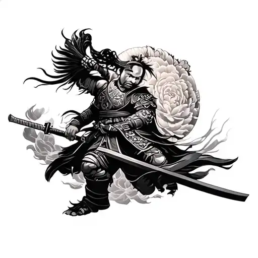 Japanese Warrior Sleeve