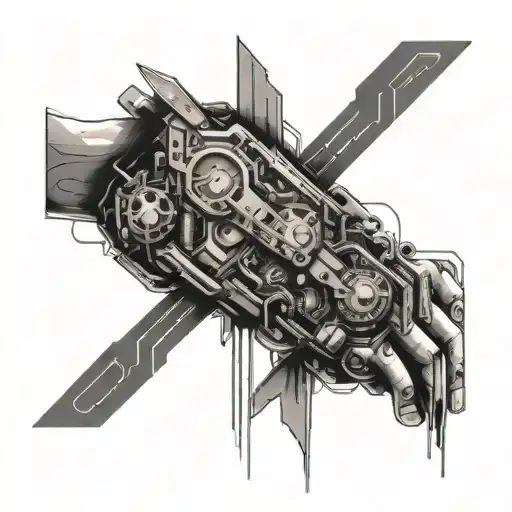 Cyberpunk Circut Fore Arm