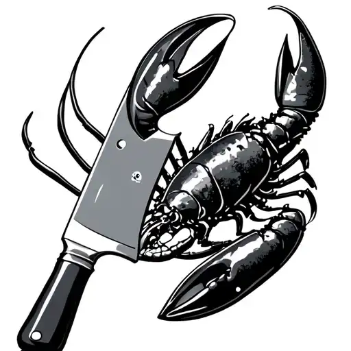 Chef Knife And Lobster Chef's Knife