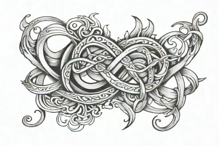 Infinity Symbol Intertwined