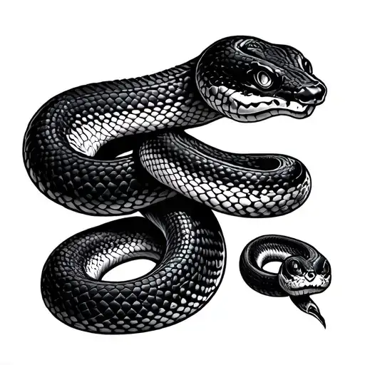 Dainty Snake Slithering