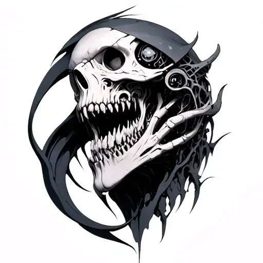 Hr Giger Biomechanics Dark