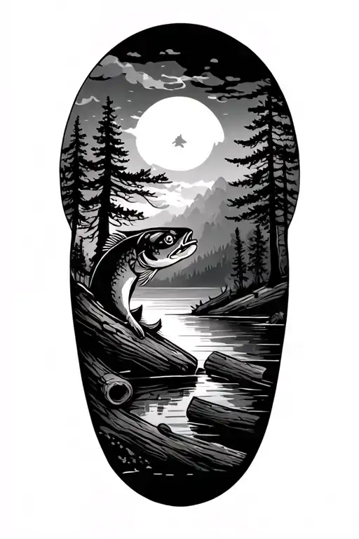 Catfish And Logs Trees