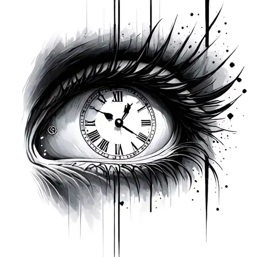 Eye With Clock