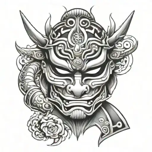 Gato Samurai Mask
