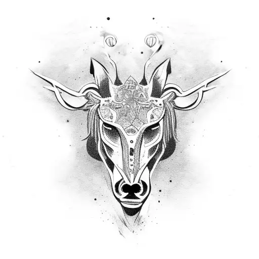 American Traditional Style Animal Head Chest