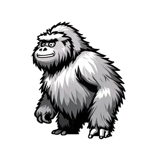 Cartoon Yeti