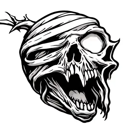 Reaper Mummy Screaming