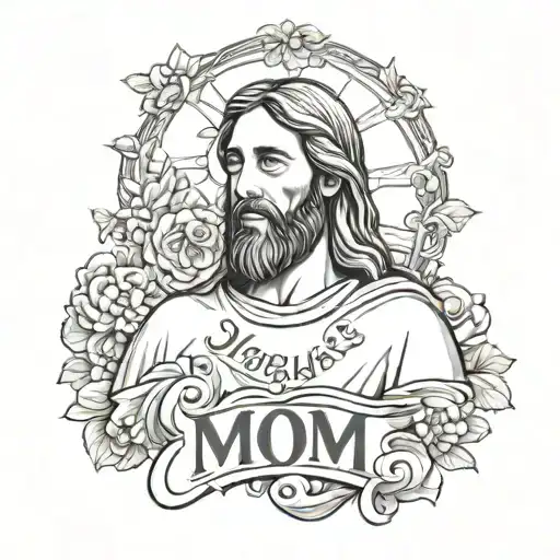 Jesus And The Name Mom