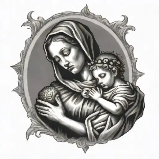 The Vergin Mary Holding Child