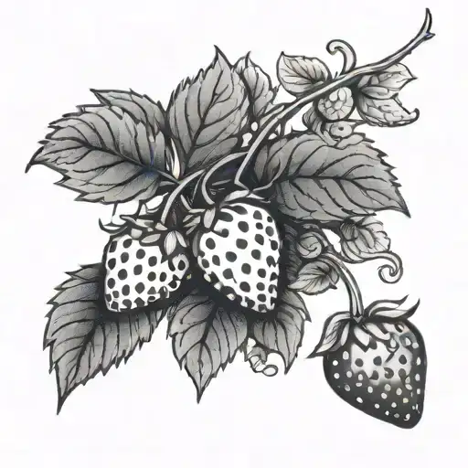 Delicate Strawberry Vine Wrapping