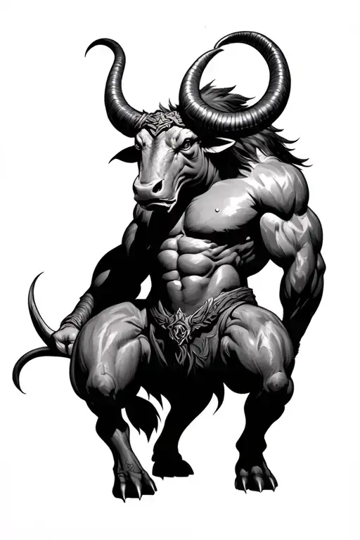 Minotaur Full Body