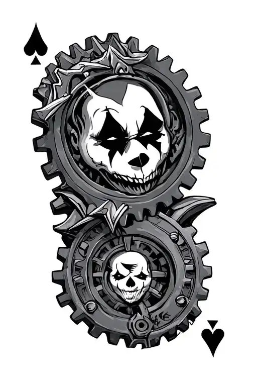 Gears Compas Joker Card