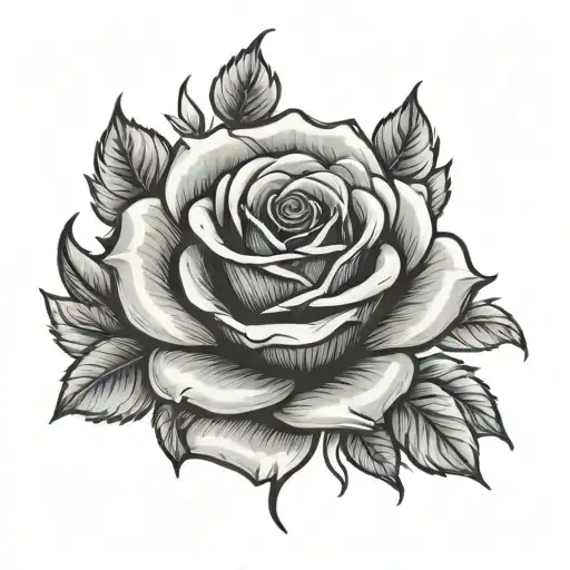 Flower Design Black And Red Roses