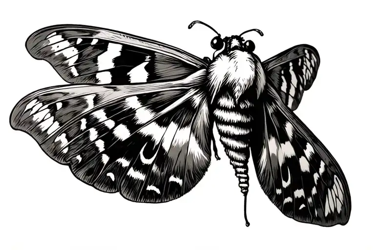 Death Moth Tramp Stamp