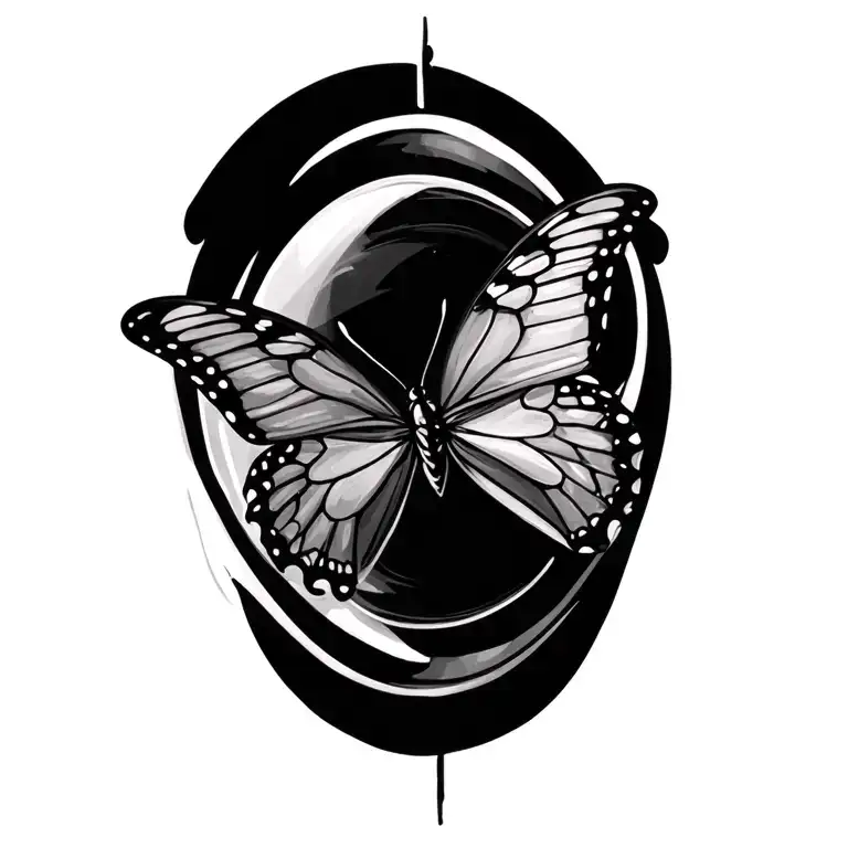 Butterfly And Hourglass