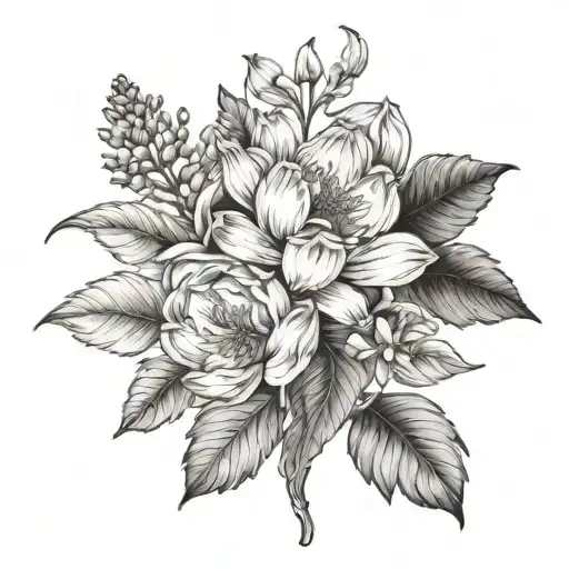 April August October Birth Flower