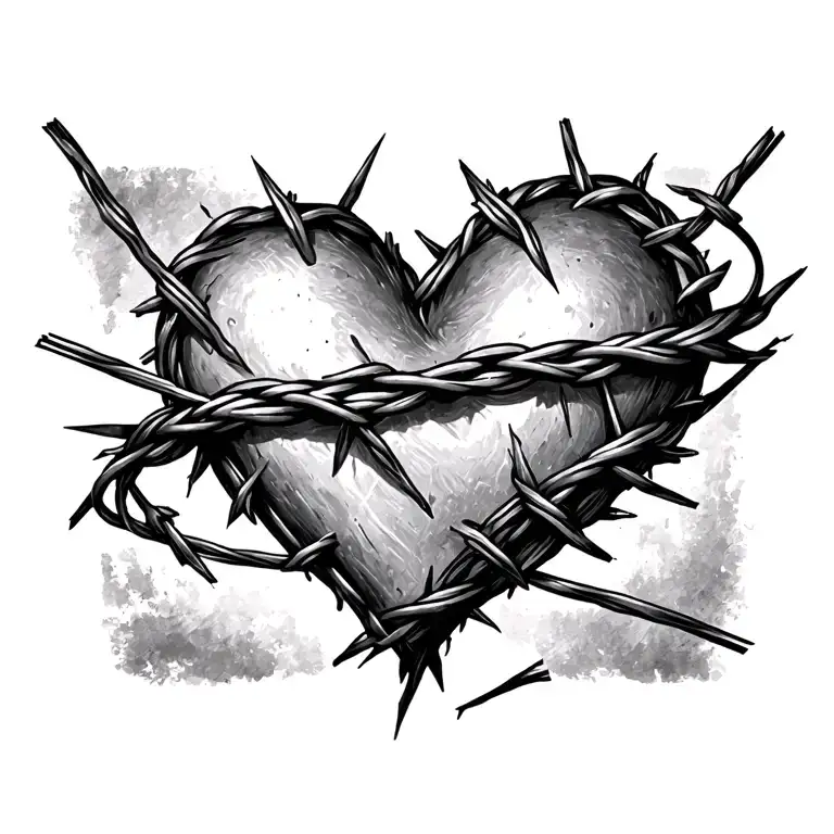 Barbed Wire Heart