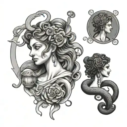 Medusa Gargona And Themis