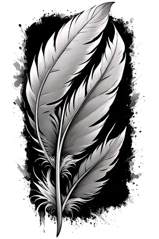 Quill Pen Writing Lines Of Script