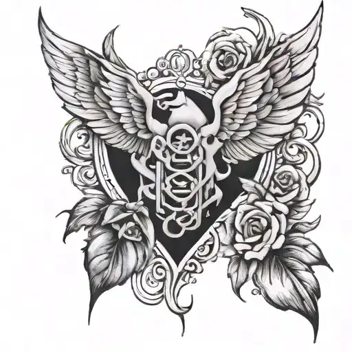 Chest Tattoo Anxiety Depression Broken