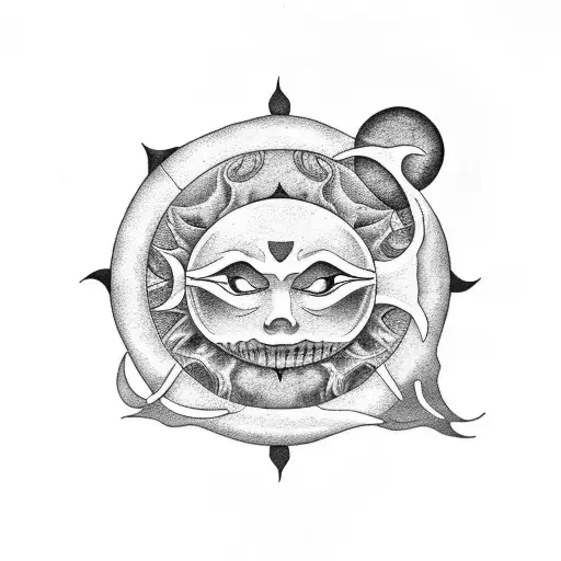 Sun And Moon Fantasy