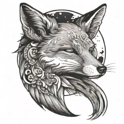 Fox Sleep On Moon