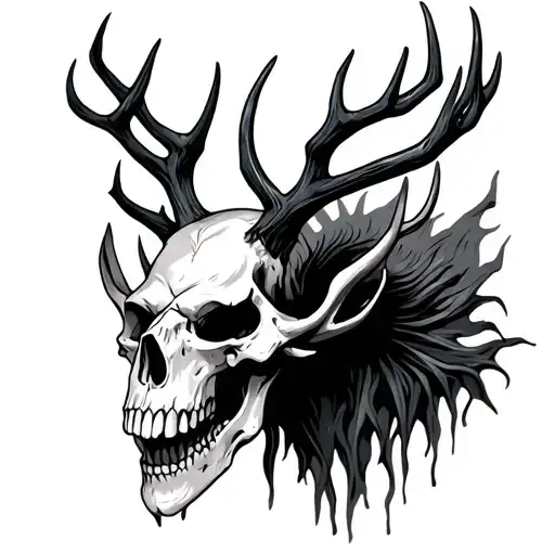Wendigo Skull