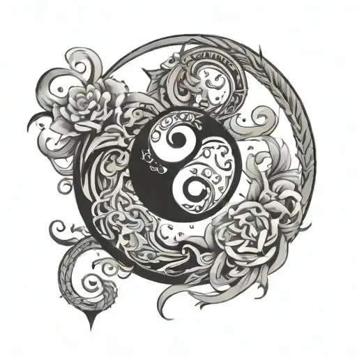 Ying Yang Libra Zodiac Sign