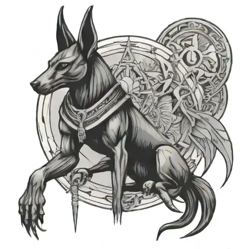 Anubis With The Infernal Sign Of Gemini
