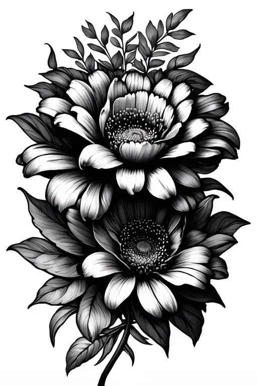 Vertical Flower With Grace As The Stem Being Held