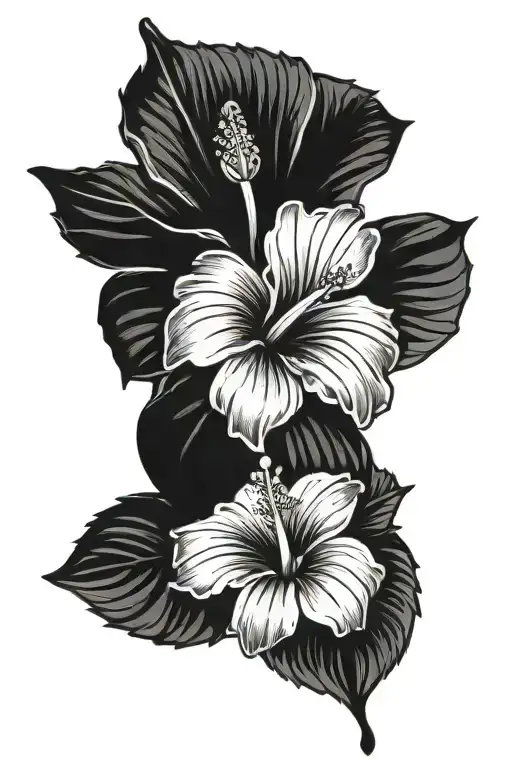 Sentence Faith Over Fear With An Hibiscus Flower On The Side