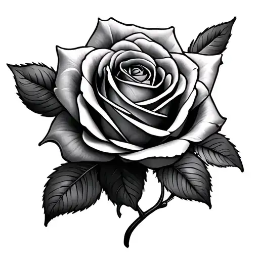 Rose Infinity Symbol Intertwined