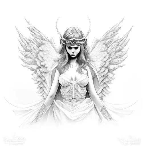 Angel En Las Puertas Del Eden